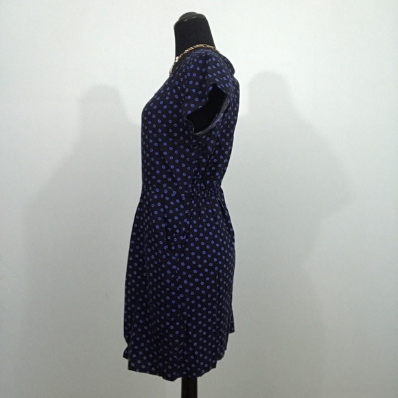 Gap Blue Ditsy Floral Empire Waist Sun Dress - Picture 2 of 6